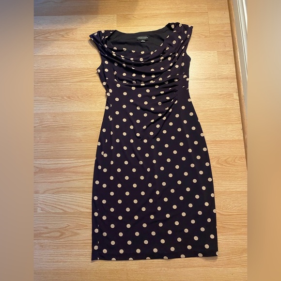 Vintage Polka Dot Dress Connected Apparel - Picture 1 of 4
